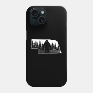 Nebraska Bigfoot Sasquatch Phone Case