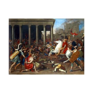 Nicolas Poussin The Conquest of Jerusalem by Emperor Titus T-Shirt