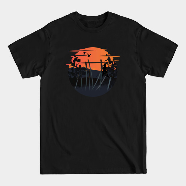 Disover Samurai Battlefield - Battlefield - T-Shirt