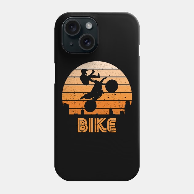 Retro Dirt Bike Phone Case by rojakdesigns