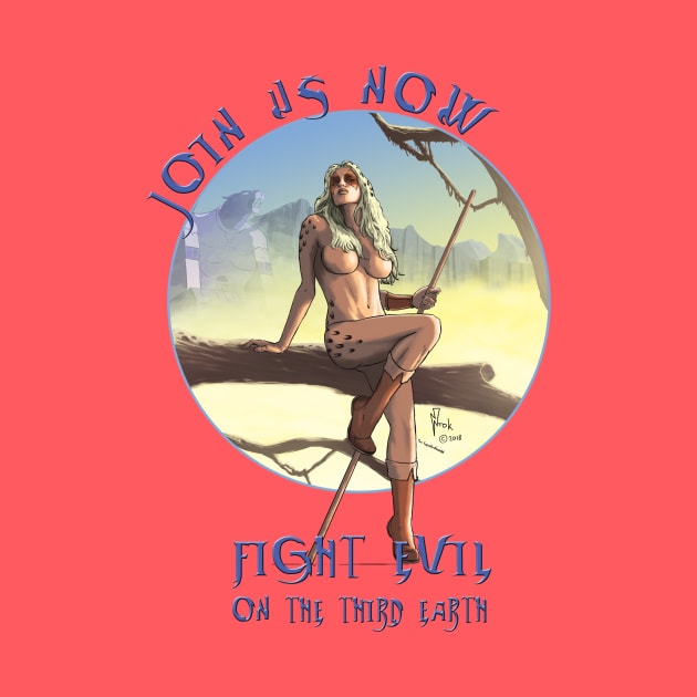 Fight Evil by Hellustrations