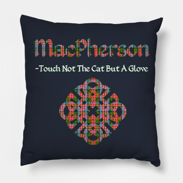 Clan MacPherson Scottish Pride Pillow by macdonaldcreativestudios