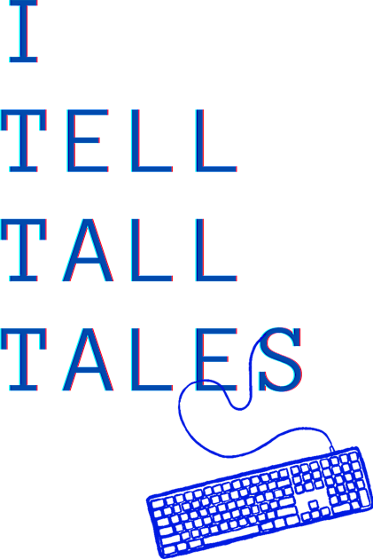 I Tell Tall Tales Kids T-Shirt by PetraKDesigns