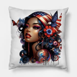 American Beauty, Red Flower | Catsie Cat Pillow