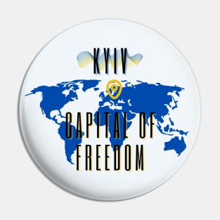 Kyiv capital of freedom Pin