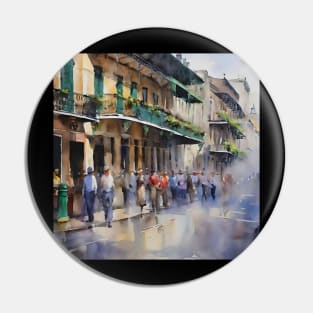 Memories of New Orleans - Bourbon Street Pin