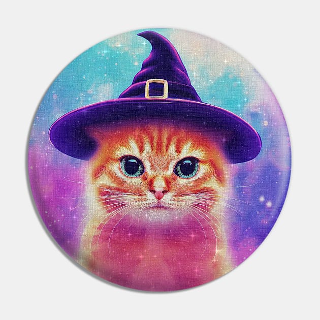 Witchy Kitty Pin by ARTWORKandBEYOND