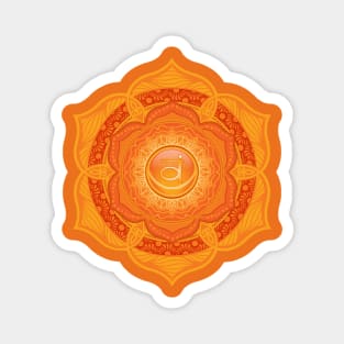 Sacral Chakra Mandala - 07 Magnet