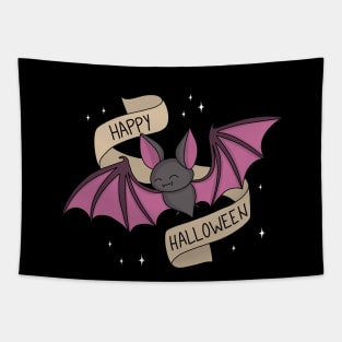 Cute Halloween Bat Tapestry