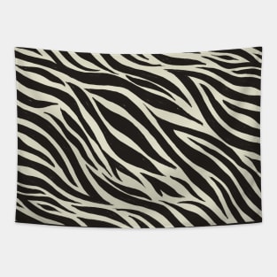 Zebra Print Pattern (WHITE) Tapestry