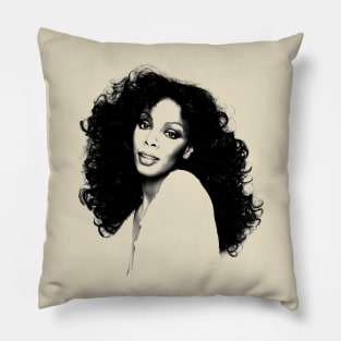 Donna Summer // Drawing Style Design Pillow