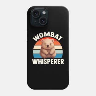 wombat whisperer Phone Case