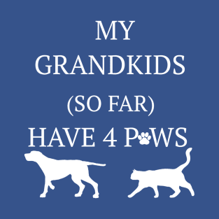 Grandkids have 4 paws T-Shirt