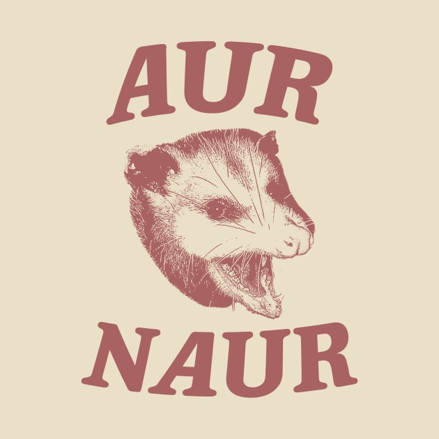 Aur Naur Shirt, Possum Weird Opossum Funny Trash Panda by Y2KERA