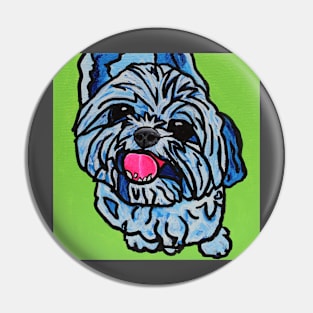 Blue Shih Tzu Pin