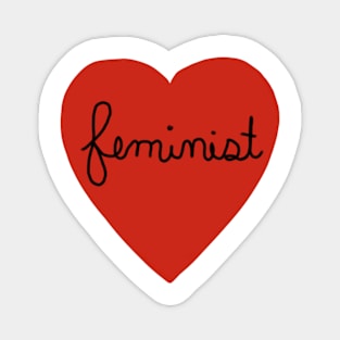 Feminist Heart Magnet