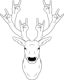 Rock Stag Magnet