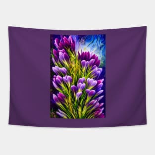 Purple Freesias - Botanicals 01 Tapestry