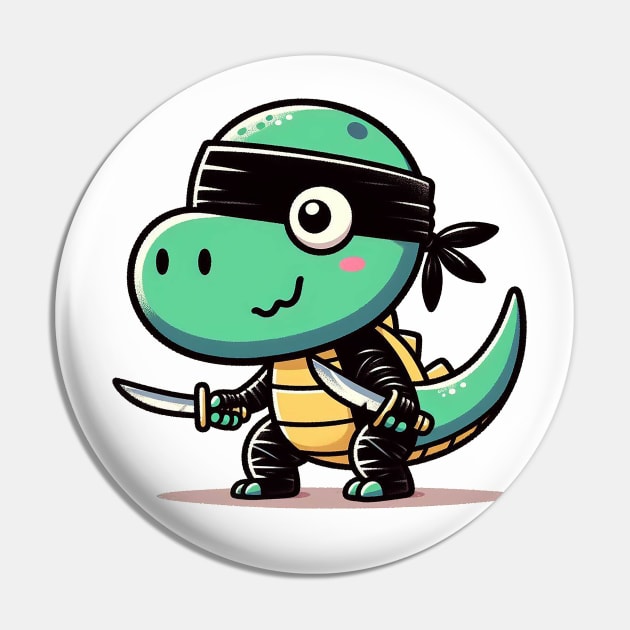 Ninja Dino Pin by Sketchy