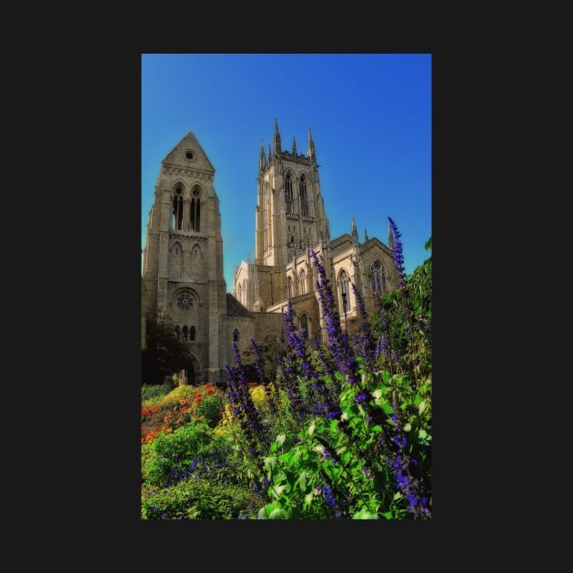 Bryn Athyn Cathedral And Garden by JimDeFazioPhotography