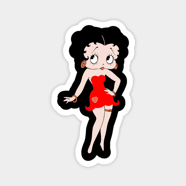 Betty Boop Magnet by JAFARSODIK