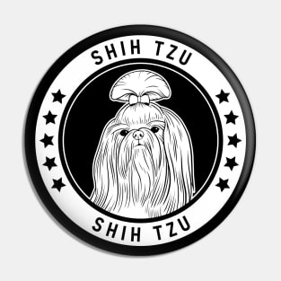 Shih Tzu Fan Gift Pin