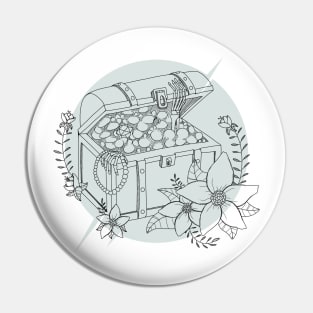 treasure charm - aesthetic drawing Pin