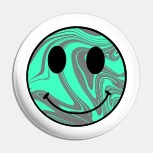 Mint swirled smile Pin