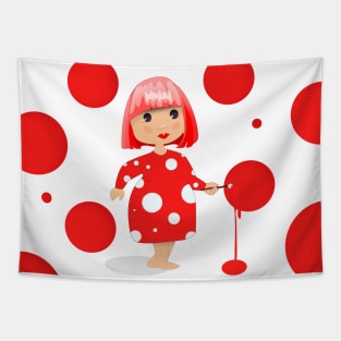 Yayoi Kusama Polka Dots Tapestry