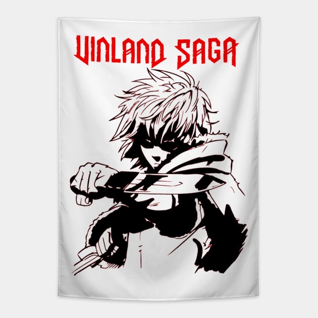 Thorfinn Vinland Saga Tapestry by OtakuPapercraft