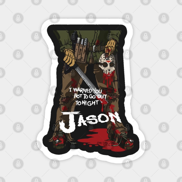 Jason Maniac Magnet by Ibentmywookiee