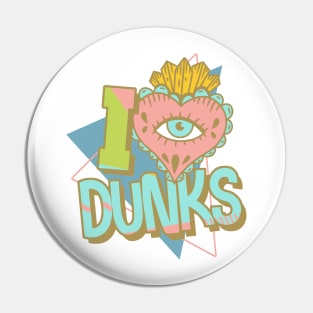 I Love Dunks Sun Club Pin