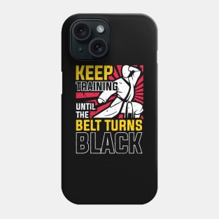 Karate Black Belt Karateka Gift Phone Case