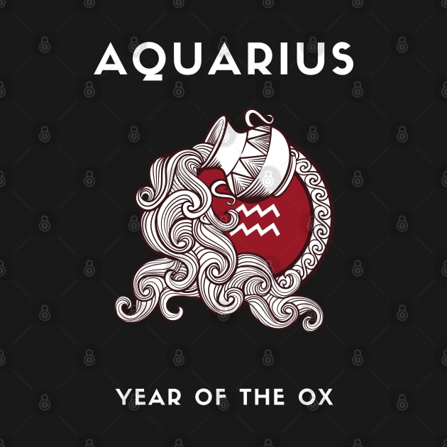 AQUARIUS / Year of the OX by KadyMageInk