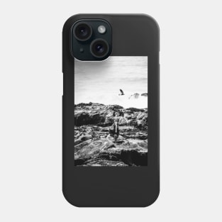 Witch And Raven By The Ocean A Little Mermaid Photo Phone Case