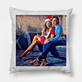 A WayHaught Christmas Joy Pillow