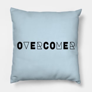 Overcomer conquer, victor, winner Pillow