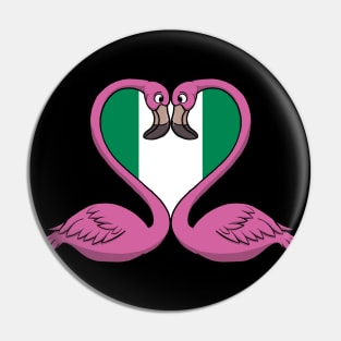 Flamingo Nigeria Pin