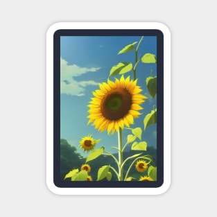 Sunflower Magnet