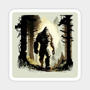 Bigfoot out for a Stroll Magnet