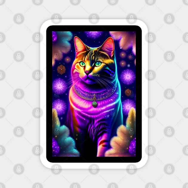 Glowy British Shorthair Magnet by Enchanted Reverie