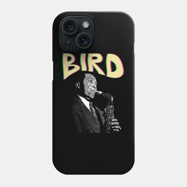Charlie Parker // Retro Phone Case by Mandegraph