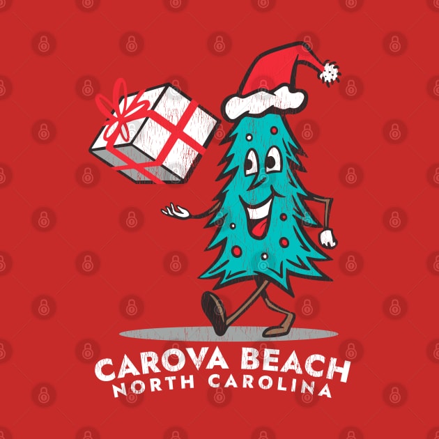 Carova, NC Vacationing Christmas Tree by Contentarama