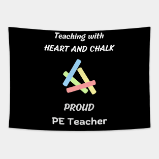 pe teacher / physical education teacher gift idea design Tapestry
