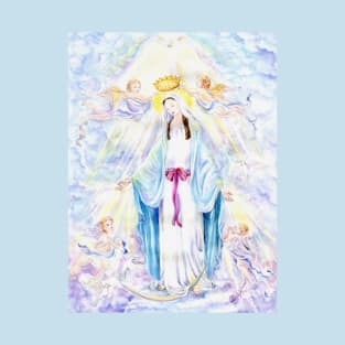 The Coronation of the Blessed Virgin Mary in Heaven T-Shirt