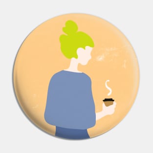 Coffee in the morning Pin