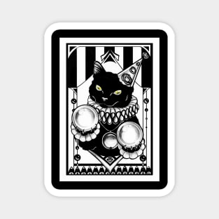 Black Cat Circus Magnet