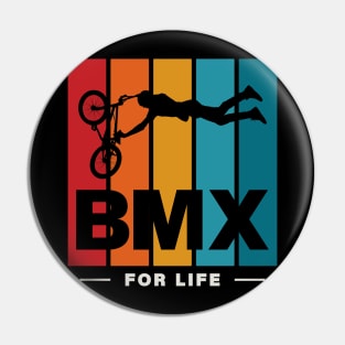 BMX for Life Pin