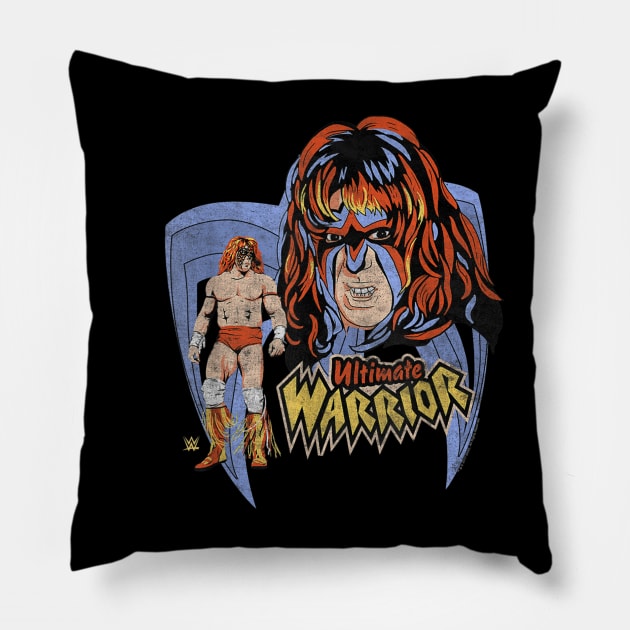 Ultimate Warrior Vintage Pillow by Holman