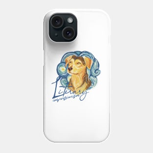 Impressionist Dog Painting Phone Case